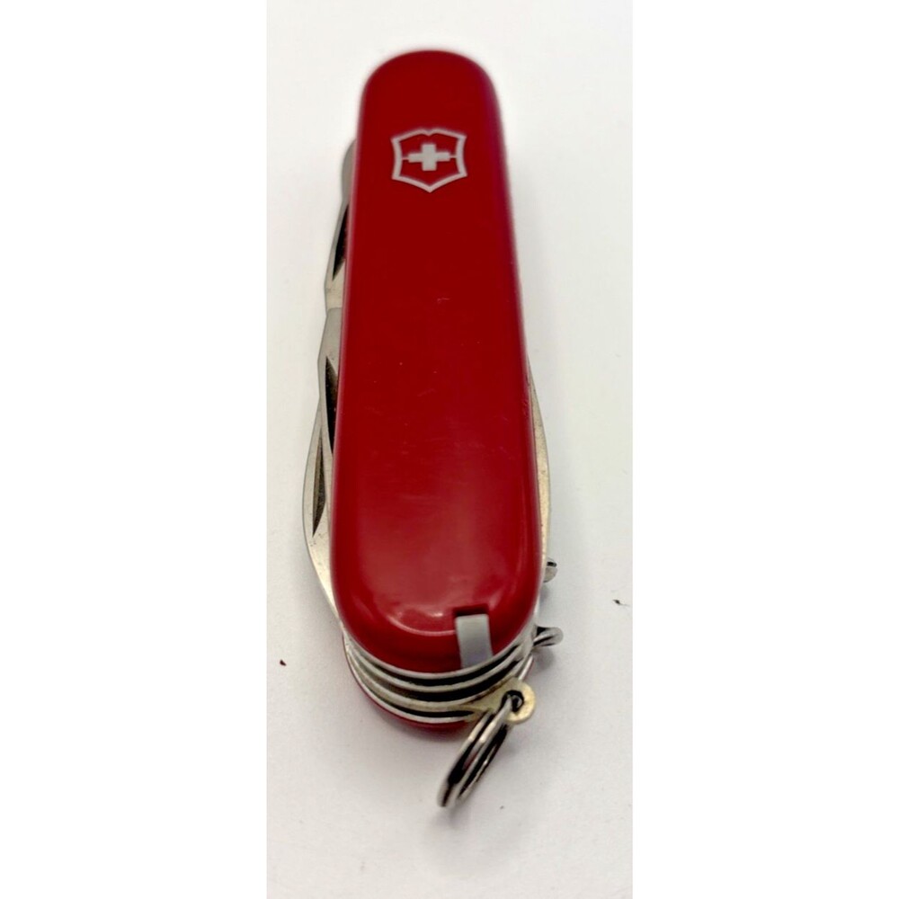 Vintage Victorinox Climber Swiss Army Knife Red NO HOOK VERSION